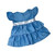 Doll Clothes Superstore Blue Ruffle Dress Fits 15-16 Inch Cabbage Patch Kid And Baby Dolls