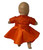 Doll Clothes Superstore Orange Party Dress Fits 14-15 Inch Baby Dolls