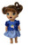 Doll Clothes Superstore Handmade Blue Princess Dress Fits 12 Inch Baby Alive And Little Baby Dolls