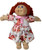 Doll Clothes Superstore Handmade Pink Flower Dress Fits 15 - 16 Inch Cabbage Patch Kid Dolls