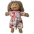 Handmade Pink Flower Dress Fits 15 - 16 Inch Cabbage Patch Kid Dolls