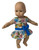 Doll Clothes Superstore Flower Top With Blue Pants Fits 14-15 Inch Baby Dolls