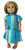Doll Clothes Superstore Blue Green Stripe Dress Fits 18 Inch Girl Dolls Like American Girl Our Generation My Life Dolls