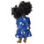 Doll Clothes Superstore Handmade Cute Kitten Print Nightgown for 18-Inch Girl Dolls  Deep Blue Pajamas