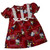 Handmade Red Kitten Print Nightgown for 15 - 16'' Baby & Cabbage Patch Dolls