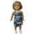 Doll Clothes Superstore Handmade Earth Tone Sundress with Shoes for 18-Inch Girl Dolls