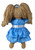 Doll Clothes Superstore Blue Ruffles Dress Fits 16 inch Dolls