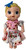 Doll Clothes Superstore Handmade Pink Flower Dress for 12-Inch Baby Alive & Little Baby Dolls