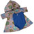 Doll Clothes Superstore Handmade Bathing Suit with Shell Print Cover-Up for 18-Inch Girl Dolls