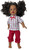 Doll Clothes Superstore Handmade Heart Print Short Set  Fits 18-Inch Girl Dolls