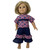 Doll Clothes Superstore Handmade Red, White & Blue Rainbow Short Set for 18-Inch Girl Dolls