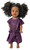 Doll Clothes Superstore Handmade Matching Purple Dresses  Size 6 Girl & 18" Doll Outfit Set