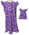 Doll Clothes Superstore Handmade Size 6 Girls Flower Dress with Matching 18-Inch Doll Dress