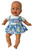 Doll Clothes Superstore Handmade Floral Sundress with Tights  Fits 14 - 15 Inch Baby Dolls
