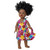 Doll Clothes Superstore Handmade Bright Bold Flower Sundress with Purse for 18-Inch Dolls