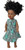 Doll Clothes Superstore Matching Girl Size 7 and 18-Inch Doll Dress with Green Stripe Pattern