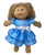 Doll Clothes Superstore Blue Ruffles Dress Fits 15 inch Dolls