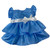 Blue Ruffles Dress Fits 15 inch Dolls