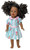 Doll Clothes Superstore Handmade Blue and Pink Floral Dress for 18 Inch Girl Dolls