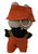 Rust Corduroy Overall Outfit Set for 17.5 cm Collectable Dolls