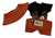 Rust Corduroy Overall Outfit Set for 17.5 cm Labubu Dolls