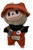 Rust Corduroy Overall Outfit Set for 17.5 cm Collectable Dolls