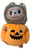 Doll Clothes Superstore Adorable Pumpkin Costume for 17.5 cm Labubu Dolls.