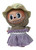 Lavender Ruffles & Blooms: Frilly Skirt and Flower Trim Hat Set for 17.5 cm Labubu Dolls