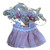 Totally Beautiful in Chiffon Frills with Pearl & Flower Headband for 17.5cm Labubu Dolls