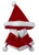 Festive Red Cape and Hat with White Fur Trim for 17.5cm Collectable Dolls