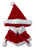 Festive Red Cape and Hat with White Fur Trim for 17.5cm Collectable Dolls