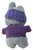 Picture Perfect in Purple: Cable Knit Sweater & Lavender Hat fit 17.5cm Collectable Doll Photographer