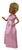 Doll Clothes Superstore Elegant Long Pink Sleeveless Gown for Barbie & 11.5" Fashion Dolls