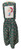 Handmade Santa Sleigh Apron with Cross-Stitch Santa Face – For Home or Restaurant