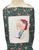 Handmade Santa Sleigh Apron with Cross-Stitch Santa Face – For Home or Restaurant