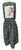Handmade Santa Sleigh Apron with Cross-Stitch Santa Face – For Home or Restaurant