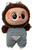 Soft Webbed Blue Corduroy Jumpsuit fit 17.5cm Collectable Dolls