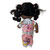Doll Clothes Superstore Handmade Pink Unicorn Print Overalls for 14-Inch Baby Alive Dolls