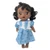 Doll Clothes Superstore Handmade Blue Checks and Cherries Nightgown for 14 Inch Baby Alive Dolls