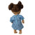 Doll Clothes Superstore Handmade Blue Checks and Cherries Nightgown for 14 Inch Baby Alive Dolls
