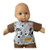 Doll Clothes Superstore  Whimsical Safari Print Shirt & Brown Pants Outfit – Handmade for 15–16 Inch Baby Dolls