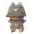 Tan Fine-Line Corduroy Overalls with Matching Hat for 17.5cm Collectable Dolls