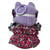 Charming Multicolor Dress with Matching Headband for 17.5cm Collectable Dolls