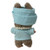 Baby Blue Knit Sweater Set with Matching Hat and Pearls for 17.5 cm Labubu Dolls