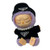 Elegant Black High-Fashion Sweater Set with Matching Hat and Pearl Necklace for 17.5cm doll