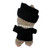 Elegant Black High-Fashion Sweater Set with Matching Hat and Pearl Necklace for 17.5cm doll