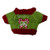 Festive Candy Cane Holiday Sweater for 17.5cm Labubu Dolls