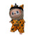 Halloween Jumpsuit with Black Hat and Pumpkin Accents for 17.5cm Labubu Dolls