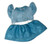 Blue Sparkle Dress Fits 12 Inch Baby Alive And Little Baby Dolls