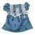 Sweet Blue Check and Cherry Nightgown with Lace Trim for 12-Inch Baby Alive Dolls